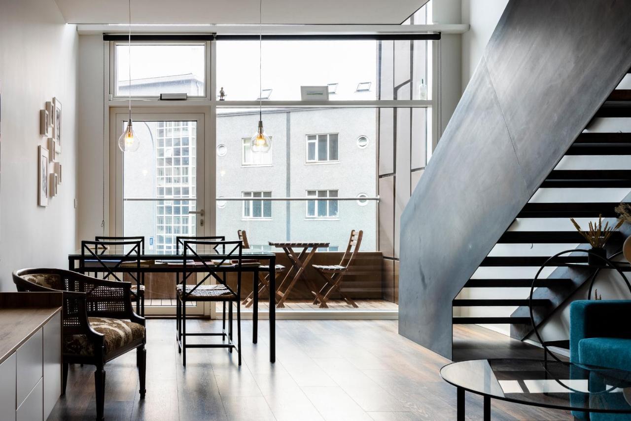 Loft-Style Duplex With Balcony In Downtown Reykjavik Apartment Exterior foto