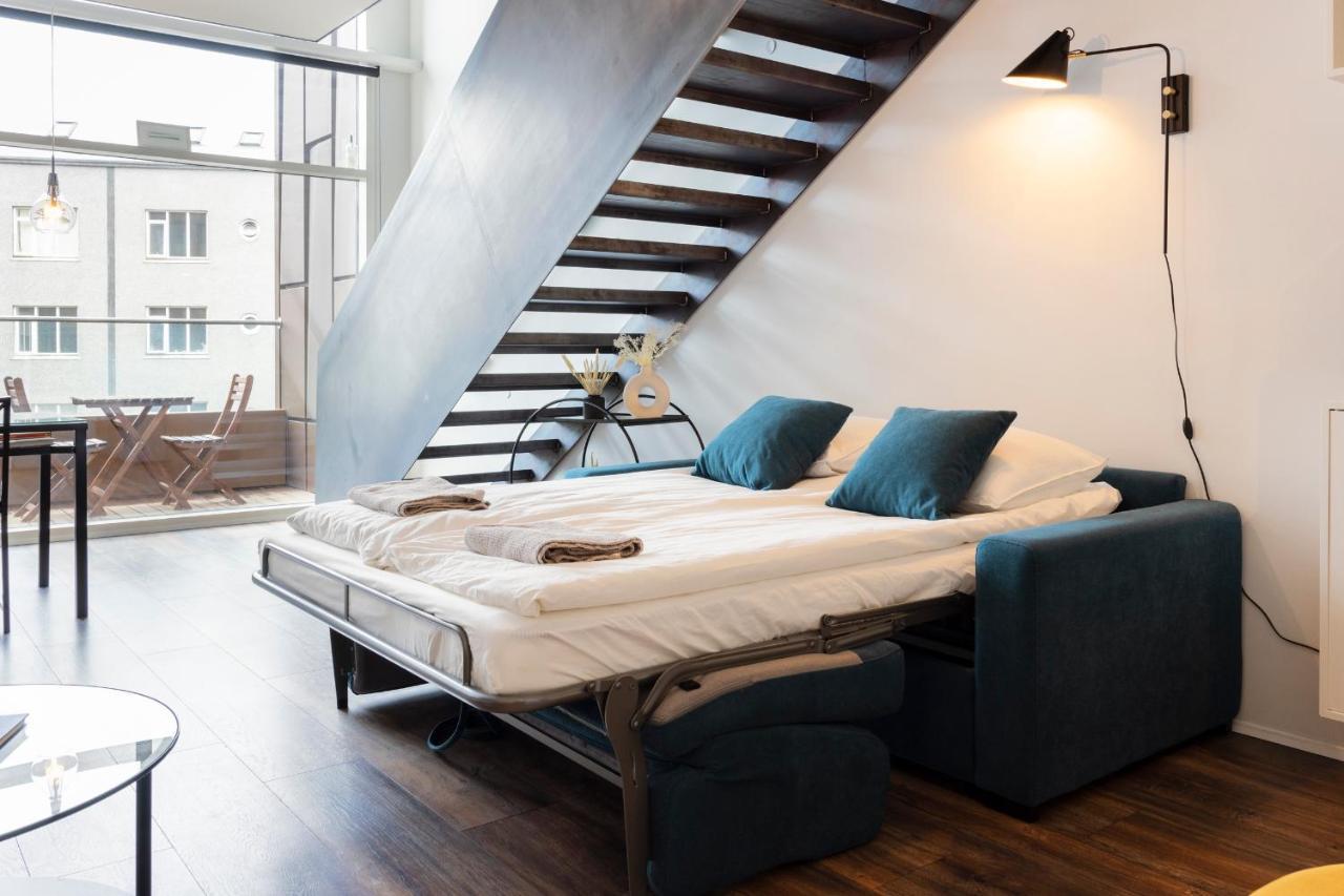 Loft-Style Duplex With Balcony In Downtown Reykjavik Apartment Exterior foto